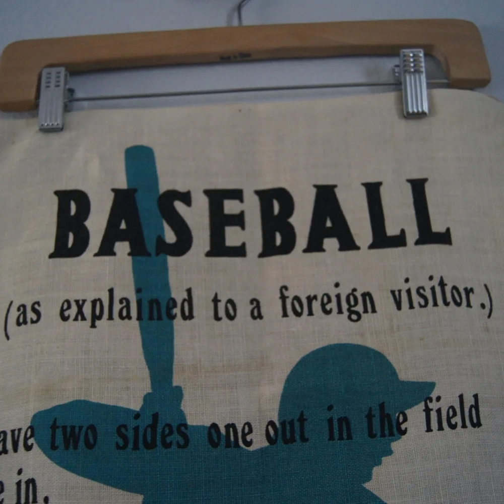 New Old Stock NOS Vintage Unused Irish Linen- Ulster Weavers No. 5193 Baseball